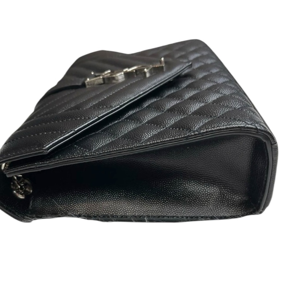 YSL Leather Handbag Chevron - Picture 4 of 9